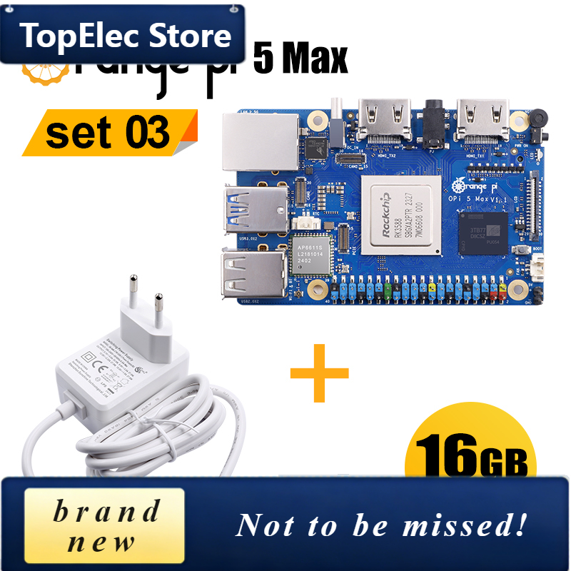Orange Pi 5 Max Rk3588 - TopElec OrangePi 5 Max 16GB mit
