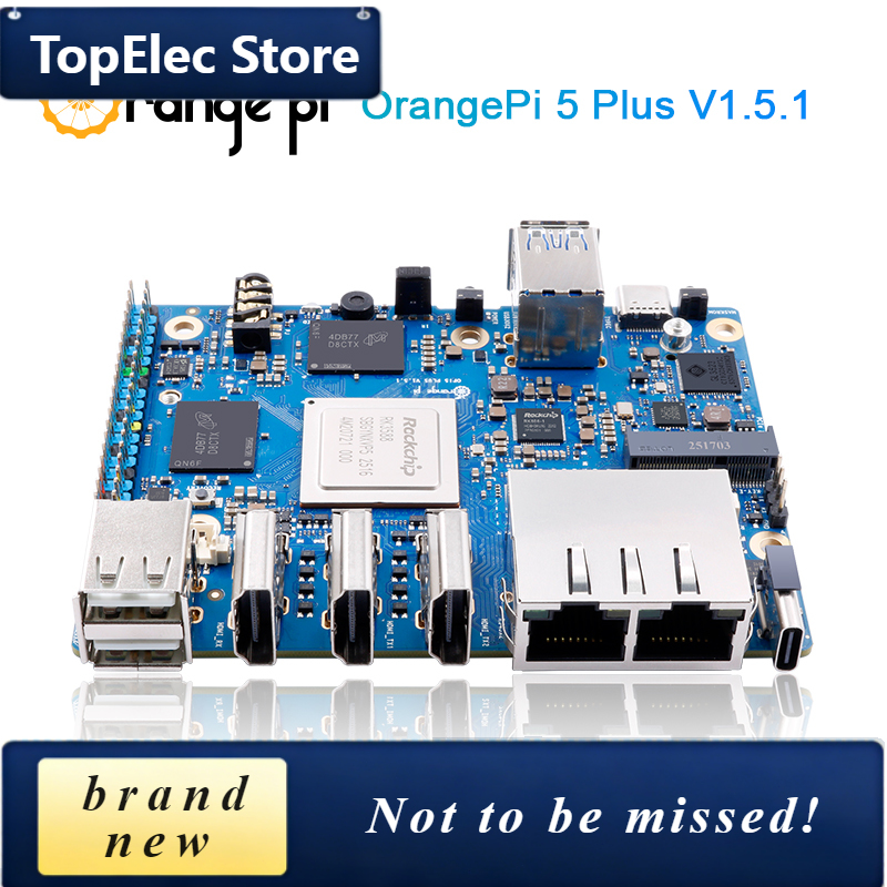 Rk3588 Mini Pc Board - TopElec Orange Pi5 Plus 16GB Einplatinen-Computer