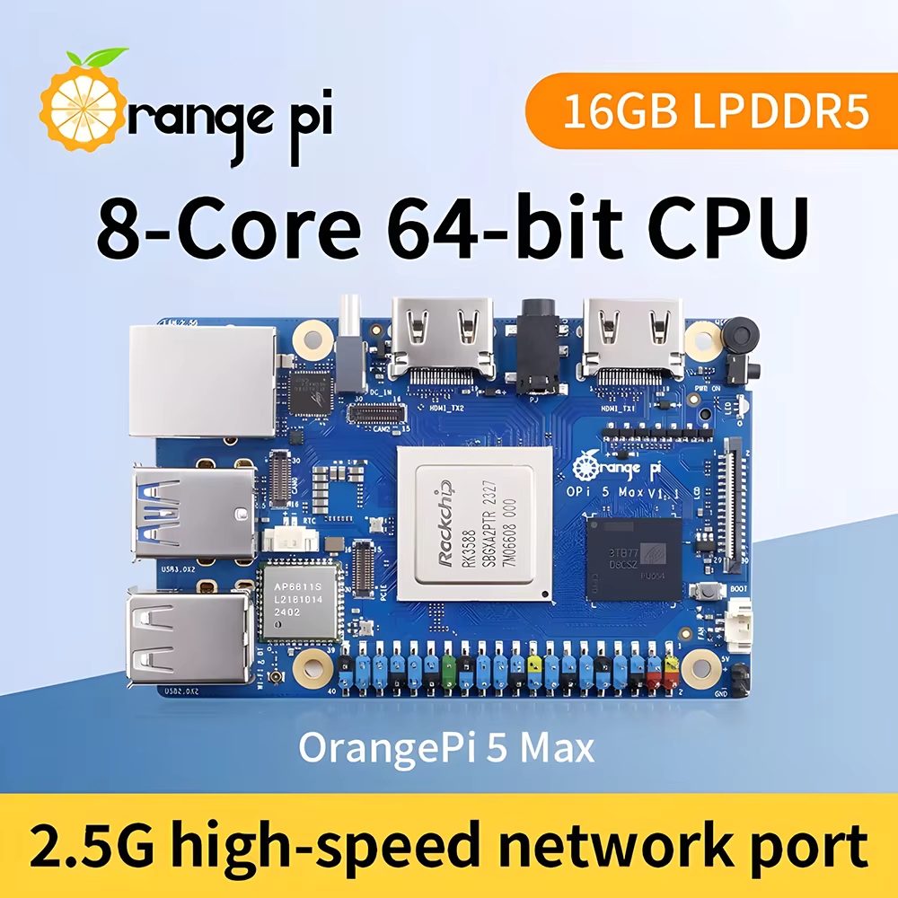 Bestseller Orange Pi 5 MAX 8GB – Orange Pi 5 Max Rk3588 Bewertung und Preis