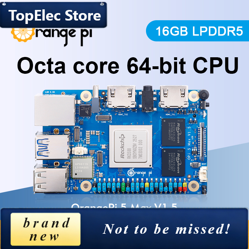 TopElec Orange Pi 5 Max 16GB V – Rk3588 Mini Pc Board Bewertung und Preis